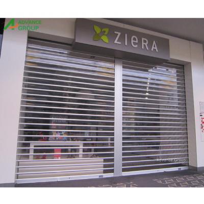 China Modern Electric Polycarbonate Roller Shutter Door With Customized Size for sale