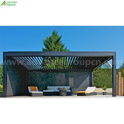 China Easily Assembled Easily Assembled Automatic Aluminum Pergola Gazebo With Adjustable Roof Canopies for sale