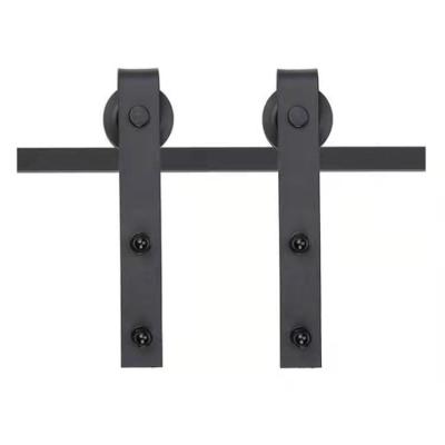 China Carbon Steel American J Type Barn Door Modern Silent Pulley Lift Track for sale