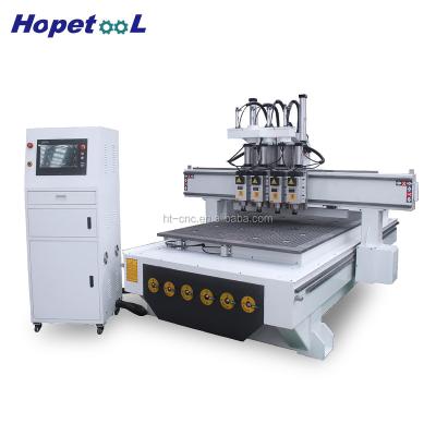 China Building Material Stores Four Spindles CNC Router For Cabinet Making for sale