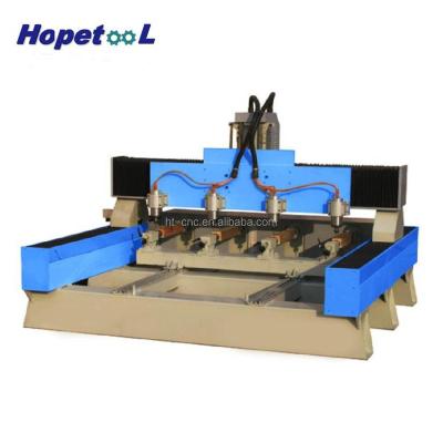 China Cylindrical Building Material Magazines 4 Heads CNC Router for sale