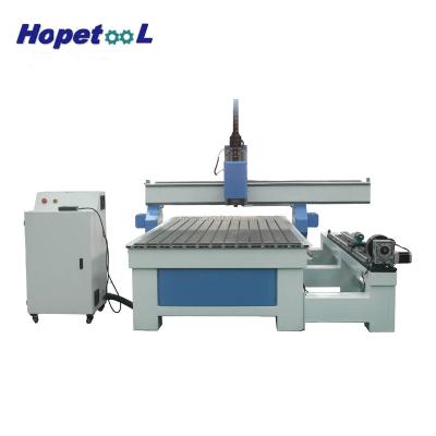 China Building Material Stores Multifunctional CNC Router 1325 4 Axis With Rotary Shaft for sale