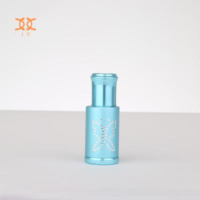 China Empty Refillable Butterfly Essential Oil Bottle 3ml Bottle Eco-friendly Aluminum Material for sale