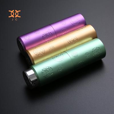 China Colorful Personal Care Full Range Aluminum Material Twist Up Spray Perfume Bottle 20ml for sale