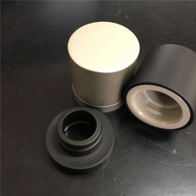 China Non Spill 30.1*24.6mm Gray Color Aluminum Collar High Quality Metal Aluminum Material Lid For Bottle Perfume for sale