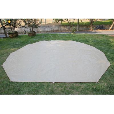 China 5m Washable Outdoor Bell Tent Covers Flooring Mats Footprint Tent Carpet Dirtproof Carpet 120gsm-PE for sale