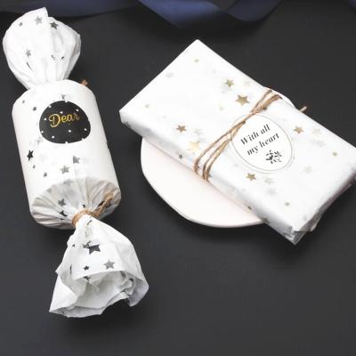 China Custom Printed Brand Logo Garment Gift Education Tissue Paper Covers For Shoes Packaging Apparel Wrapping Tissue Paper for sale