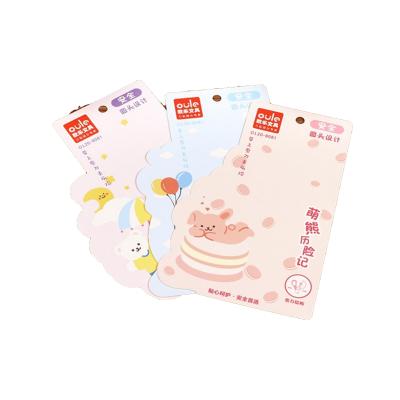 China Education Beauty Business Paper Card Printing Light Pink Thank You Cards Custom With Own Logo for sale