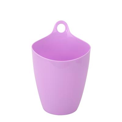 China Custom Portable Pink Household Bedroom Trash Stored Small Trash Cans for sale