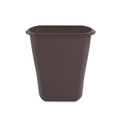 China Open Top Plastic Box Stocked 12 Liter Bin Holder For Garbage Bedroom for sale