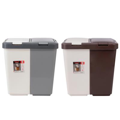 China Kitchen Stocked 10l Classified Recycling Plastic Bin Bins For Food Waste for sale