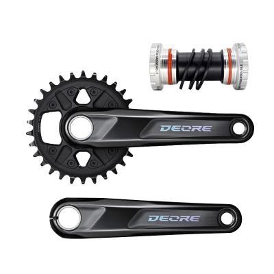 China Shimano Deore M6100 Speed ​​Mountain Bike Crankset 96BCD MTB Arm Crankset 170/175MM 30T 32T BB52 MTB Bike Crankset 1X12 for sale