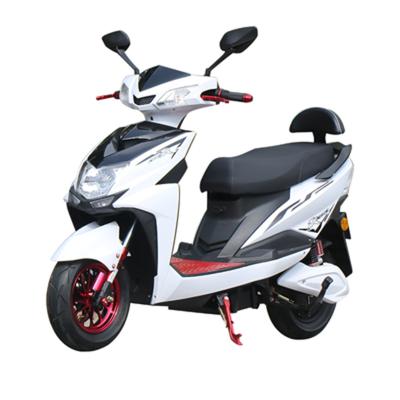 China 65km Electric Motorbike Motorcycle 1200W 72V50A Lithium Battery Range For Adult 182x76x118 for sale