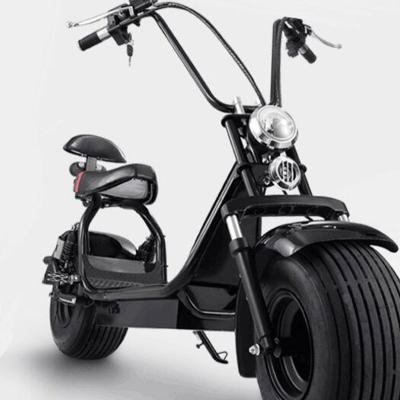 China 2000W Electric Motorcycle 60V12AH Citycoco Lithium Battery With 9.5 Inch Tire 180*36*120cm for sale