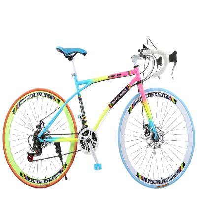 China Sports Bend Road Race To Bike 24 Speed ​​Dead Ride Solid Tire 26 Inch Bicycle Suitable For Adults And Students for sale