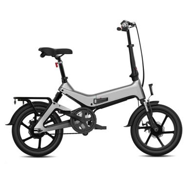 China E-bike 250W Lithium Tire Three Speed ​​Professional City Regulation dc 25km/h Standard Folding Electric Bicycle 16' for sale