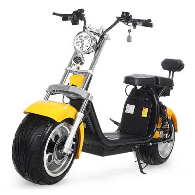 China 1500W 60V 20AH lithium battery unisex electric scooter with fat tire for sale