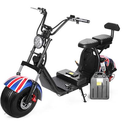 China Double male and female motorcycle scooter car 1500W battery power saving trunk headlight electric resistance 50KM 18*9.5inch for sale