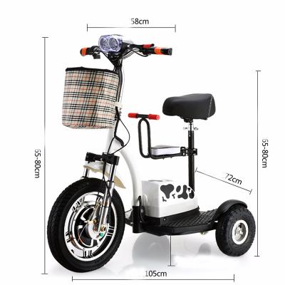 China Men Scooter Citycoco Lithium Battery Electric Single Car LED Children Seats Round Wheel 3 Motorcycle For Older Disabled Scooter for sale