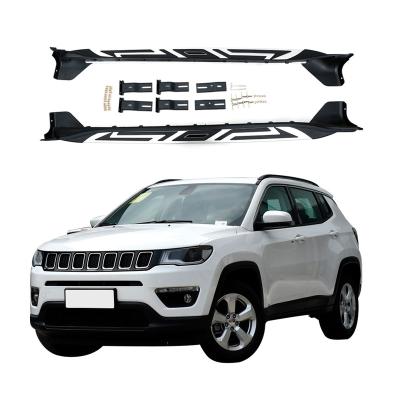 China Factory price pp aluminum alloy steel car luxury cheap durable side pedal for Jeep Compass 2017 for sale