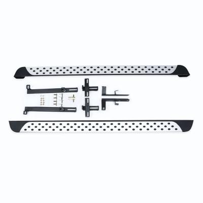 China Luxury factory supply silver car panel aluminum alloy running boards direct side step with bracket accessories for sale