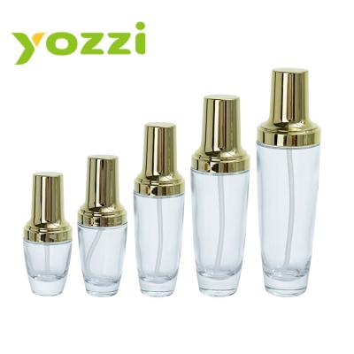 China 00410 Series 20ml 30ml 50ml 100ml 120ml Clear Glass Cosmetic Lotion Bottle for sale