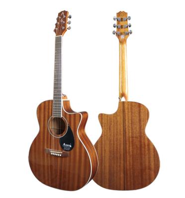 China 39 Inch Handmade Aosen Guitars Fir Plywood Guitar Cheap Pitch Classic Quality Musical Instrument 41 Inch Plywood Guitar for sale