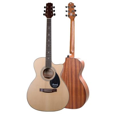 China All fashion solid style guitar Aosen AC-901 semi-matte classical acoustic guitar for boys and girls for sale