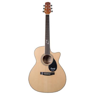 China 41 Inch Plywood Guitar New OEM Top Body Aosen Guitars Beginner Acoustic Guitar 6 String for sale