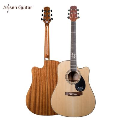 China Acoustic Guitar Plywood Plywood Guitar Aosen Guitars2021 OEM New Classical Guitar for sale