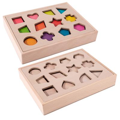 China Eco-Friendly Shape Material Wooden Puzzles Material Early Educational Developmental Toy For 3, 4, 5, 6 Years Old Boys And Girls, For Toddlers, Children, for sale