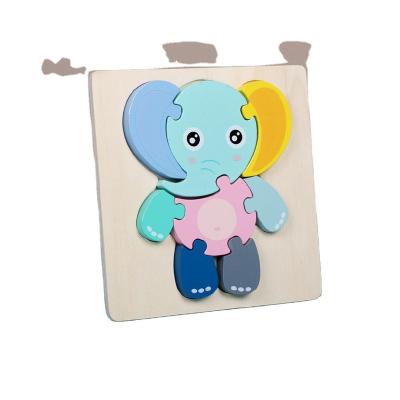 China DIY TOY Wooden Puzzles for Toddlers - Montessori Toy Wooden Puzzles with Montessori Animal Material Gifts Shape Early Learning Toys for sale