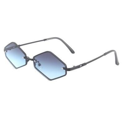 China Women 2022 special shaped UV eye protection fashion sunglasses 100% metal fashion sunglasses 400 plus new for sale