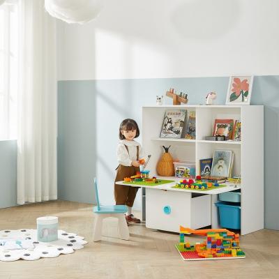 China Eco-friendly 2M2KIDS Toy Chest Wood Children's Toys Storage Children's Cabinets Cabinet With Blackboard for sale