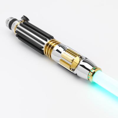 China Aluminum Alloy Handle Dupengda Mace Windu Metal Grip Infinite Color Proffie Panel Blade Heavy Dueling Changing Band Led Mace Windu Lightsaber for sale