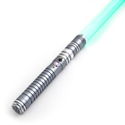 China Aluminum Alloy Dupengda E14 Neopixel Lightsaber Volume Adjustment LED Toys Kylo Ren Metal Hilt Light Saber Force 10 Soundfonts Cosplay Set for sale