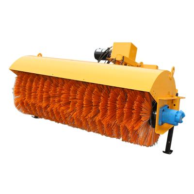 China High Efficiency RAY Hydraulic Snow Sweeper Snow Plow Cleaning Sweeping Machine For Skid Steer Loader for sale