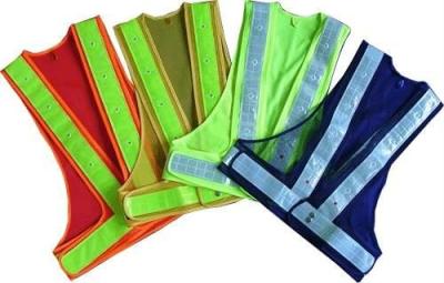 China 100% Polyester Fabric Reflective Safety Vests With Zipper EN20471 & CE Standard for sale