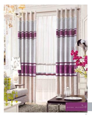 China Arabic Contemporary Window Curtains , Wide Ready Made Blackout Curtains for Bedroom for sale