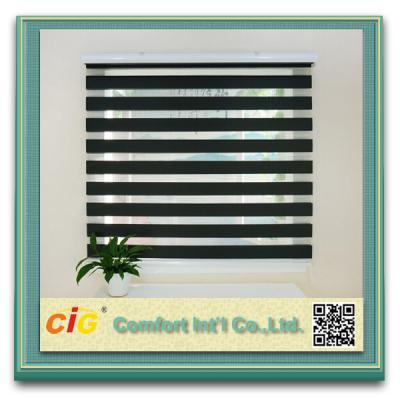 China Decorating Home Textile Fabric Polyester Zebra Window Curtain for sale