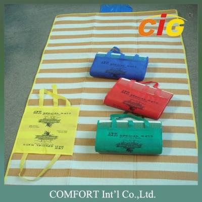 China 100% Pp Pvc Haji Mat Beach Mat Uv Resistance Red / Blue Color 90x180cm for sale