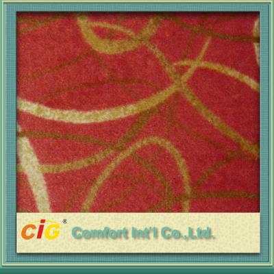 China Eco - Friendly Polyester Carpet Fabrics / Exhibition Carpet Cloth For Hotel / Car Upholstery for sale