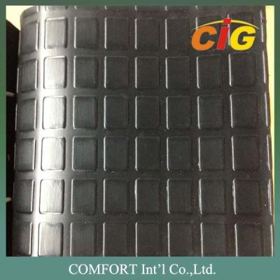 China Abrasion - Resistant Black PVC Commercial Floor Coverings 350GSM CIGD3L0712 for sale