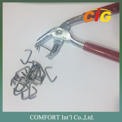 China Metal Different Style Hog Ring Pliers / Hog Ring Staples for Sofa 30x 30 x 30 cm for sale