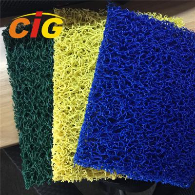 China Looping Yarn Solid Color 100% PVC Flooring Carpet By Rolls / Pieces 11mm Thick for sale