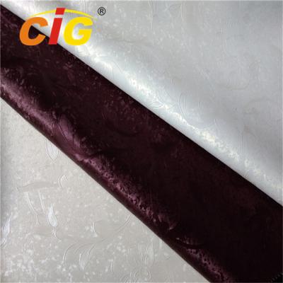 China Waterproof 0.5mm -1.2mm PVC Vinyl Leather Fabric For Car Upholstery SGS for sale