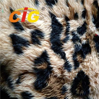 China 100% Polyester Colorful Faux Fur Fabric Tricot Plain Fabirc Width 160cm for sale