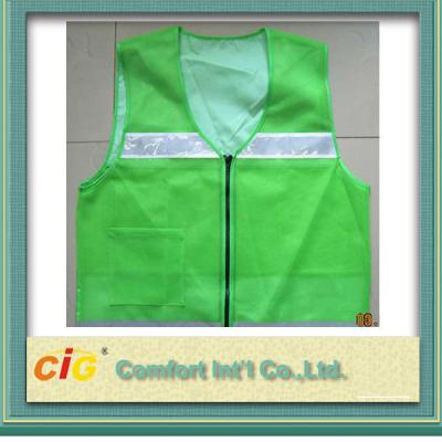 China High Visibility Protective Clothing Reflective Safety Jackets , Custom Safety Vests for sale