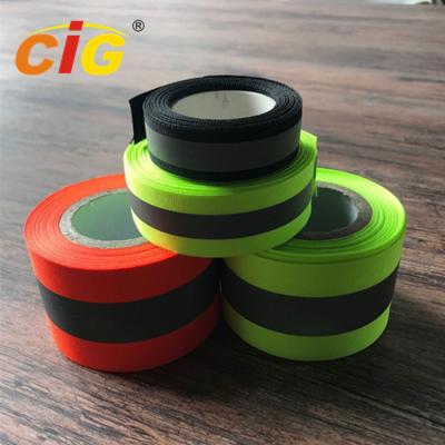 China Sew / TC Retro Reflective Tape Reflective Safety Vests For Hi - Viz Garments for sale