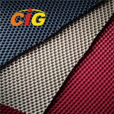 China Colorful  Home Textile Fabric 100% Polyester Sandwich Mesh Fabric for sale